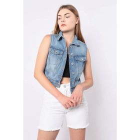 Banny Jeans Kadın Mavi Yelek