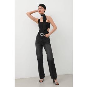 Banny Jeans Kadın Siyah Palazzo Jean Pantolon