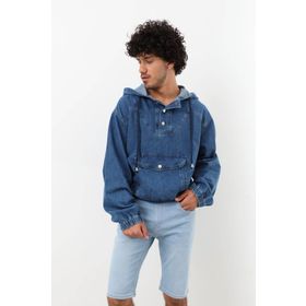 Banny Jeans Koyu Mavi Erkek Jean Sweatshirt