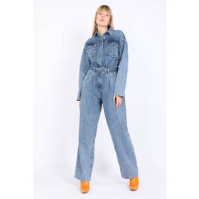 Banny Jeans Mavi Kadın Oversize Jean Tulum