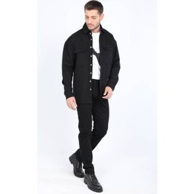 Banny Jeans Siyah Erkek Oversize Jean Gömlek