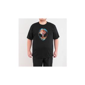 Bant Giyim Alien Cosmos Siyah Erkek T-shirt