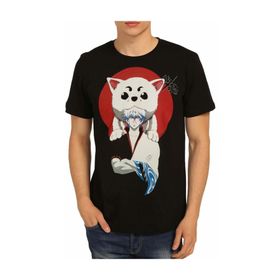 Bant Giyim Gintama Siyah Erkek T-shirt
