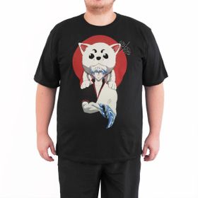 Bant Giyim Gintama Siyah Erkek T-shirt