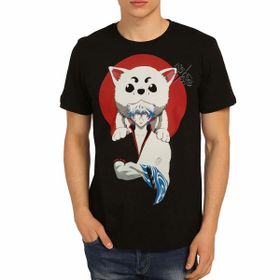 Bant Giyim Gintama Siyah Erkek T-shirt