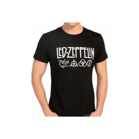 Bant Giyim Led Zeppelin Siyah Erkek T-shirt