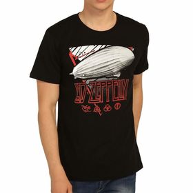 Bant Giyim Led Zeppelin Siyah Erkek T-shirt