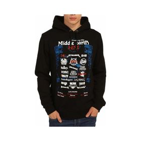 Bant Giyim Lord Of The Rings Siyah Kapüşonlu Erkek Sweatshirt
