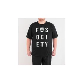 Bant Giyim Mr Robot Fsociety Siyah Erkek T-shirt