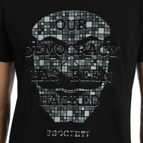 Bant Giyim Mr Robot Fsociety Siyah Erkek T-shirt