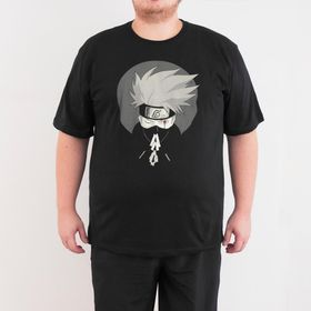 Bant Giyim Naruto Kakashi Siyah Erkek T-shirt