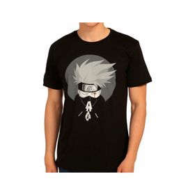 Bant Giyim Naruto Kakashi Siyah Erkek T-shirt