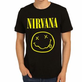 Bant Giyim Nirvana Siyah Erkek T-shirt