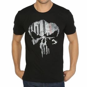Bant Giyim The Punisher Siyah Erkek T-shirt