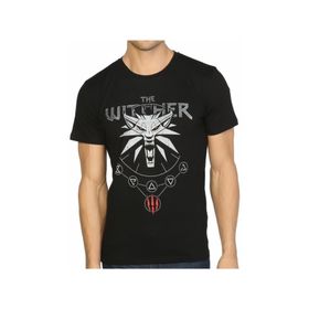 Bant Giyim Witcher Siyah Erkek T-shirt