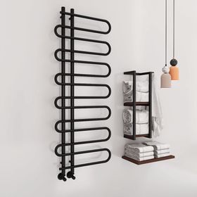 Banyocu 600x1400 Mat Siyah Zante Dekoratif Havlupan