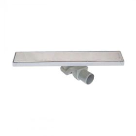 BanyoLine Sukar Line 4e Plain 20 cm Izgaralı Krom Duş Kanalı