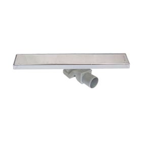 BanyoLine Sukar Line 4e Plain 20 cm Izgaralı Krom Duş Kanalı