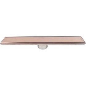 BanyoLine Sukar Line 6 Bronz Plain 40 cm Izgaralı Duş Kanalı