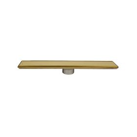 BanyoLine Sukar Line 6 Gold Plain 40 cm Izgaralı Duş Kanalı