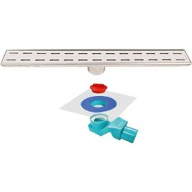 BanyoLine Sukar Line 6 Slot 60 cm Izgaralı Krom Duş Kanalı