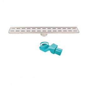 BanyoLine Sukar Line 6 Slot 60 cm Izgaralı Krom Duş Kanalı