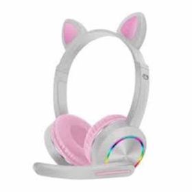 Baosity W-Mic Pembe Gri Bluetooth Kulaklık