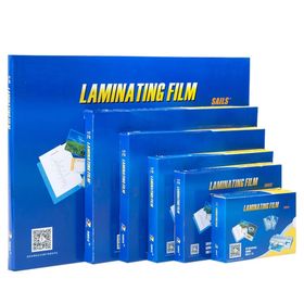 Baove 100 Mikron 100 Adet Parlak Pürüzsüz A3 Laminasyon Filmi