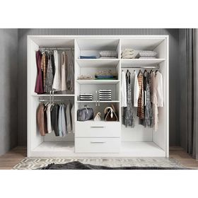 Baramolife GAHE5 Eko Harika 6 Kapaklı Ceviz 247 cm Gardrop