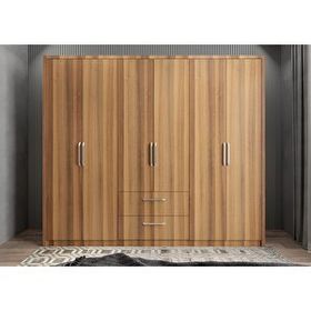 Baramolife GAHE5 Eko Harika 6 Kapaklı Ceviz 277 cm Gardrop