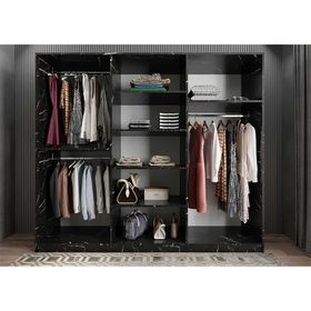Baramolife GAL4 Life 6 Kapaklı Ceviz 180 cm Gardrop