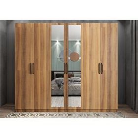 Baramolife GAL4 Life 6 Kapaklı Ceviz 208 cm Gardrop