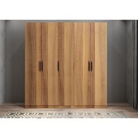 Baramolife GBE3 Eko Bar Beş Kapaklı Ceviz 175 cm Gardrop