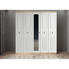 Baramolife GBMB4 Bar Membran Beş Kapaklı Meşe 175 cm Gardrop