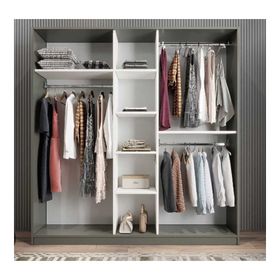 Baramolife GBMB4 Bar Membran Beş Kapaklı Meşe 200 cm Gardrop