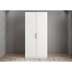 Baramolife GİL4 Bar İki Kapaklı Beyaz 70 cm Gardrop