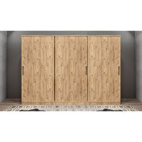 Baramolife GRİE4 Eko Işıltı Sürgülü Çam 180 cm Gardrop