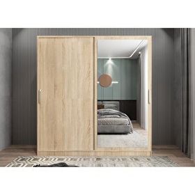 Baramolife GRL5 Life Sürgülü Meşe 180 cm Gardrop