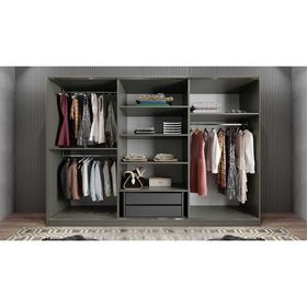Baramolife GRLE5 Eko Life Sürgülü Meşe 160 cm Gardrop