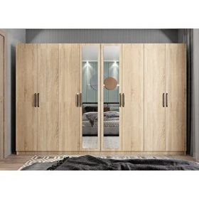 Baramolife GSB5 Bar Sekiz Kapaklı Meşe 280 cm Gardrop