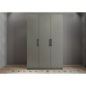 Baramolife GUB2 Bar Üç Kapaklı Antrasit 105 cm Gardrop