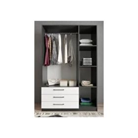 Baramolife GUL5 Life Üç Kapaklı Ceviz 120 cm Gardrop