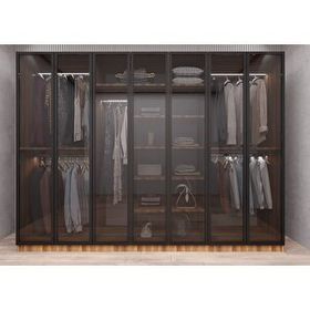 Baramolife GYCL4 Life Cam Yedi Kapaklı Ceviz 245 cm Gardrop