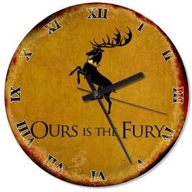 Baratheon Game Of Thrones Mutafak Tipi Duvar Saati