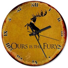 Baratheon Game Of Thrones Mutafak Tipi Duvar Saati