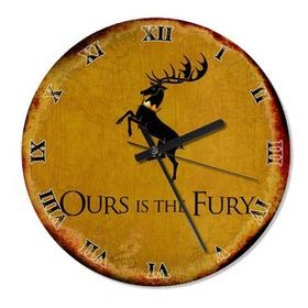 Baratheon Game Of Thrones Mutafak Tipi Duvar Saati