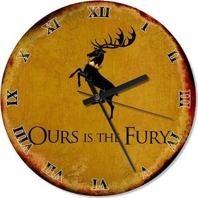 Baratheon Game Of Thrones Mutafak Tipi Duvar Saati