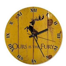 Baratheon Game Of Thrones Özel Tasarım Duvar Saati