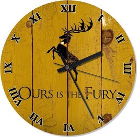 Baratheon Game Of Thrones Özel Tasarım Duvar Saati