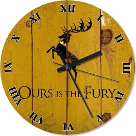 Baratheon Game Of Thrones Özel Tasarım Duvar Saati
